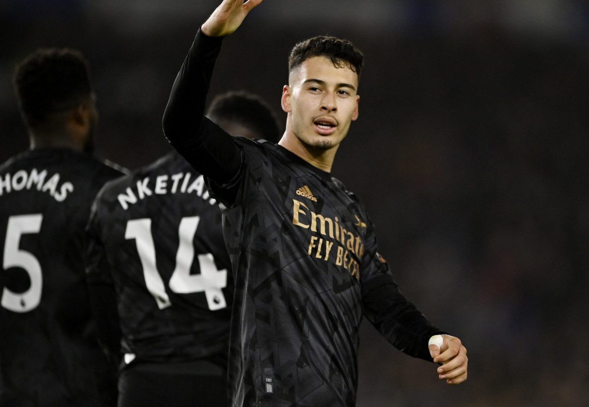 Disappointment as Gabriel Martinelli misses Arsenal solo goal