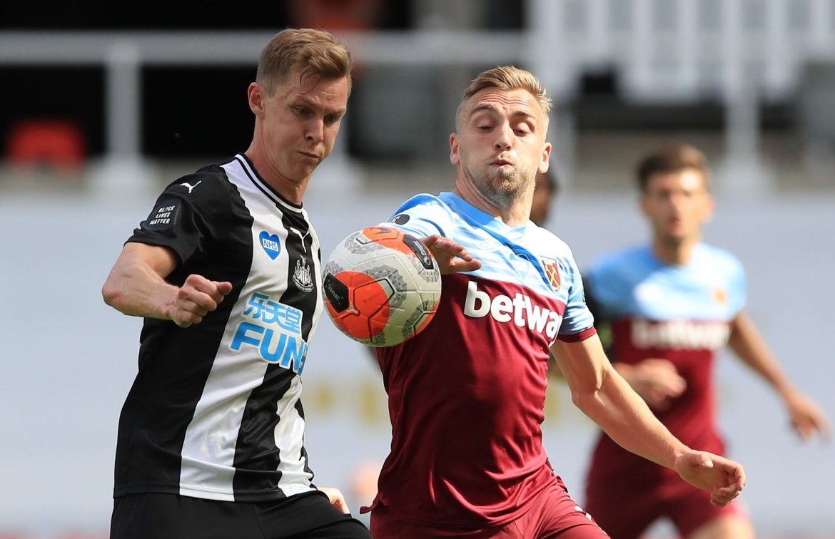 Newcastle ace Emil Krafth had a nightmare display